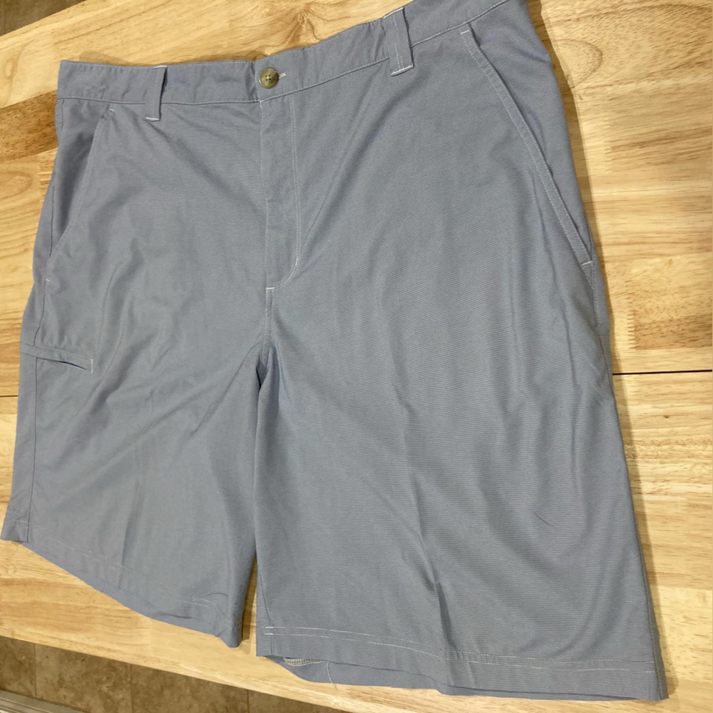 Columbia PFG Men's Light Blue Flat Front Performance Fishing Gear Shorts Size 42 - Picture 3 of 11